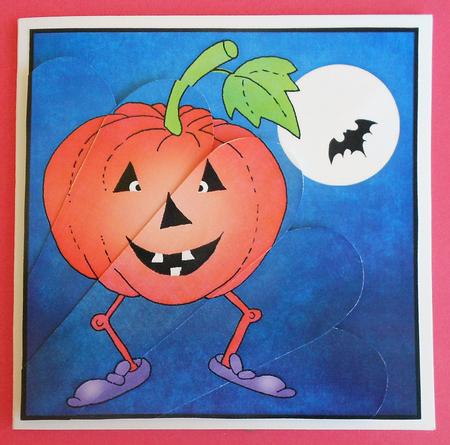 A Haunting We Will Go Fan Pyramage Topper by Eunice Roberts