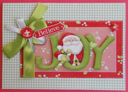 Joy Decoupage Christmas Topper Featured Gallery Photo