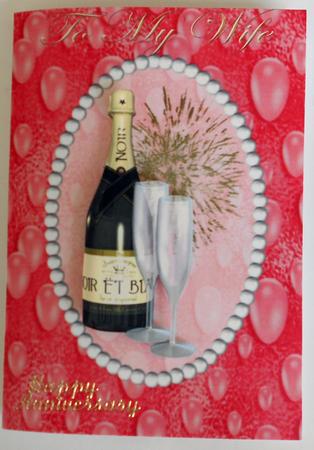 A4 Happy Ruby Anniversary to My Wife by Eunice Roberts