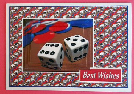 Dice Card Front by Eunice Roberts