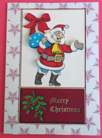 Christmas Flourish Stars in Red and White Backgrounds by Eunice Roberts