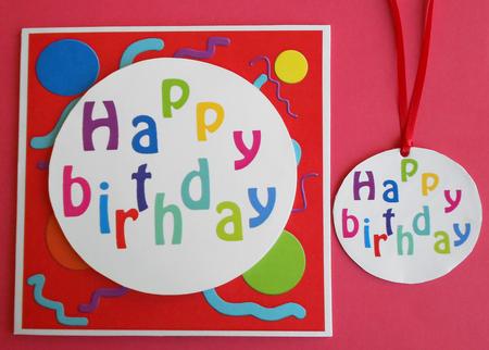 Happy Birthday -circle by Eunice Roberts