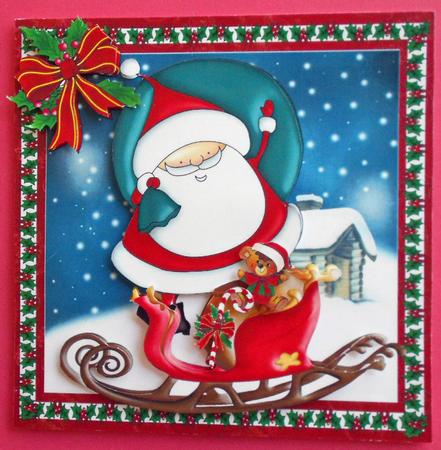 Jolly Santa by Eunice Roberts