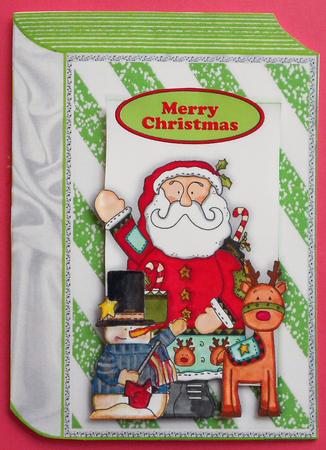 Whimsical Santa with Friends A4 Book by Eunice Roberts