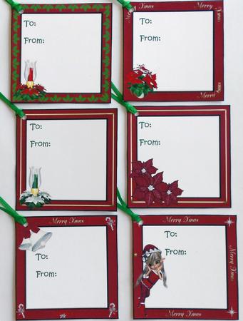 Christmas Frames Set 4 by Eunice Roberts