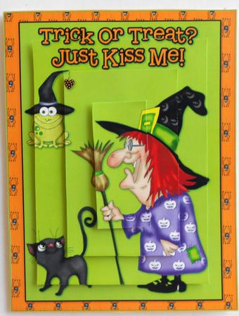 Winnie Witch Says Trick or Treat Pyramid by Eunice Roberts