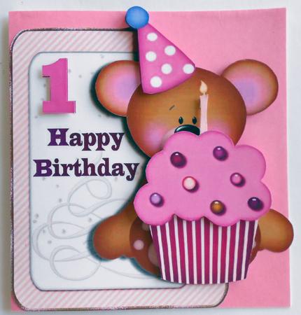 Over the Edge 1st Birthday Topper Girl by Eunice Roberts