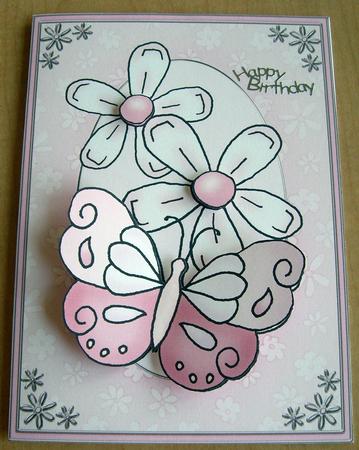 A4 Fluttery Butterfly by Eunice Roberts