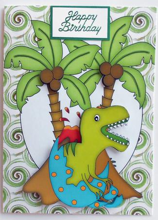 Dino Baby Topper 1 by Eunice Roberts