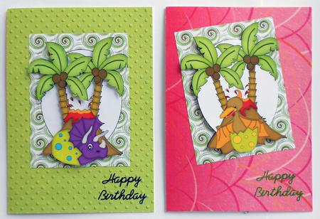 4 Baby Dino Toppers by Eunice Roberts