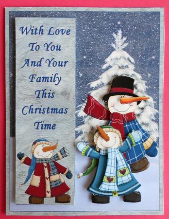 Snowman Friends Step by Step with Bookmark by Eunice Roberts