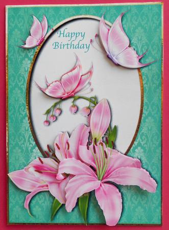 Lovely Lilies & Butterflies + Decoupage by Eunice Roberts