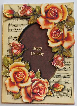 Musical Autumn Roses by Eunice Roberts