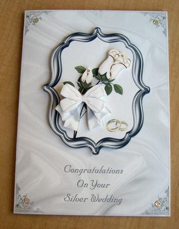 Satin & Roses - Silver Wedding Anniversary by Eunice Roberts