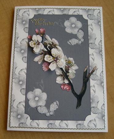 Flowers and Butterflies Card Fronts by Eunice Roberts