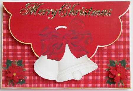 Christmas Bells Envelope Quick Card by Eunice Roberts