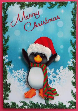 A4 a Penquins Christmas Wish by Eunice Roberts