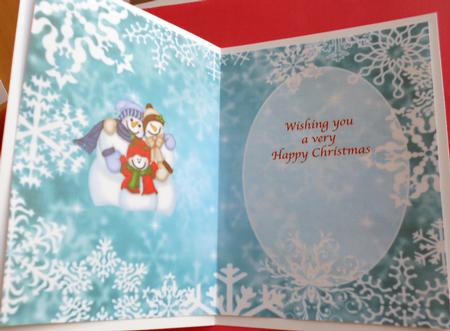 Christmas Greetings from the Frosties Insert by Eunice Roberts