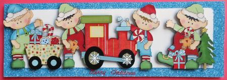 Elves Getting Ready for Christmas Dl by Eunice Roberts