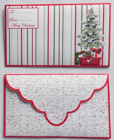 Christmas Tree Money Wallet by Eunice Roberts