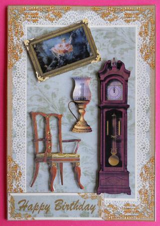Antique Shop Decoupage Topper by Eunice Roberts