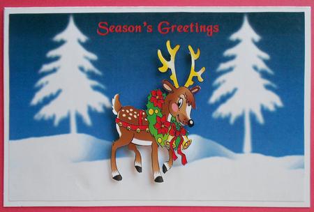 Two Winter Holiday Backgrounds by Eunice Roberts