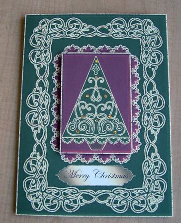 A4 "swirly Christmas" 2 by Eunice Roberts