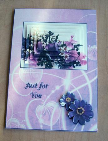 Pink and Purple Arrangement by Eunice Roberts