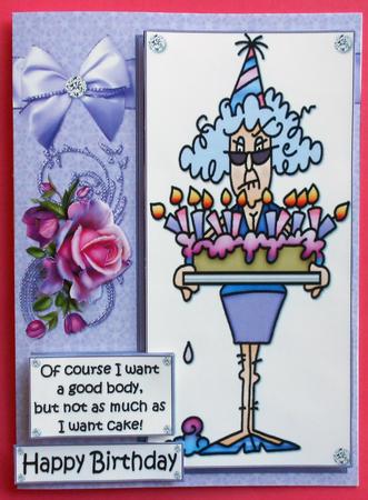 Stella Wants Cake Quick Card by Eunice Roberts