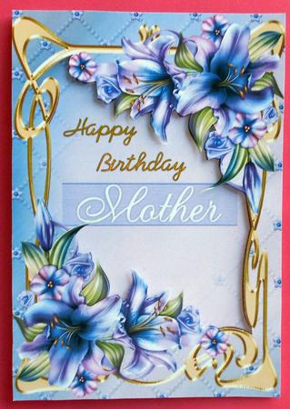 Art Nouveau Lilies Mothers Day + Extra Frame by Eunice Roberts