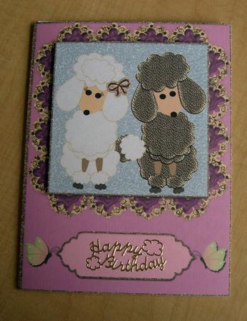 Brown & White Sweet Poodles by Eunice Roberts