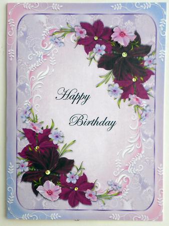 Pink and Lilac Floral Topper by Eunice Roberts