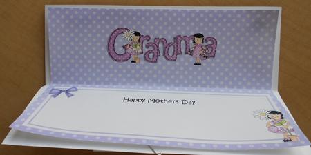 Girlz Mothers Day Grandma Large Dl Matching Large Dl Insert by Eunice Roberts