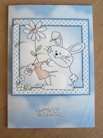 Little Bunny Shell Edged Corner Side Stacker by Eunice Roberts