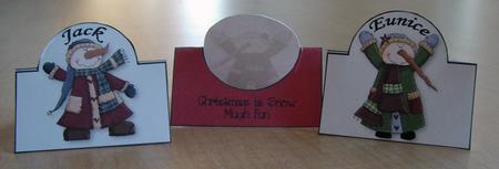 Snowmen 2 - Place Settings by Eunice Roberts