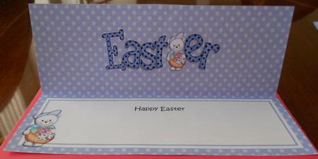 Easter Matching Large Dl Insert by Eunice Roberts