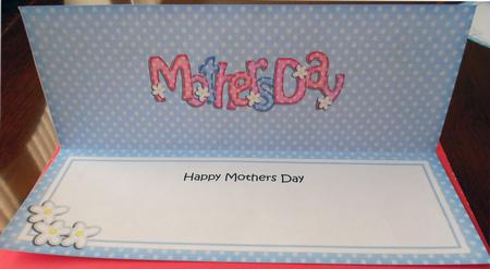 Mothers Day Large Dl Matching Large Dl Insert by Eunice Roberts