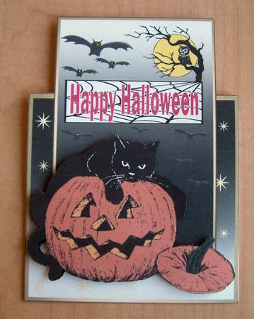 Halloween Vertical Fold Back by Eunice Roberts
