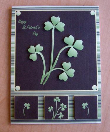 Happy St.Patricks Day Duo Fold Card by Eunice Roberts