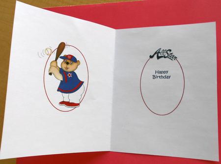 Baseball Son Insert by Eunice Roberts