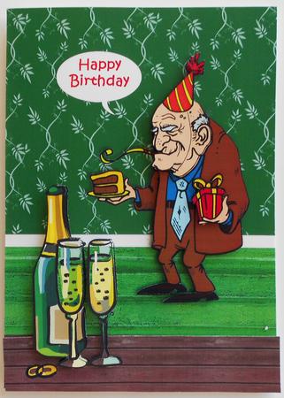 29 Again Male Card Front by Eunice Roberts