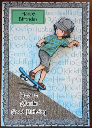 Skateboard Junkie by Eunice Roberts