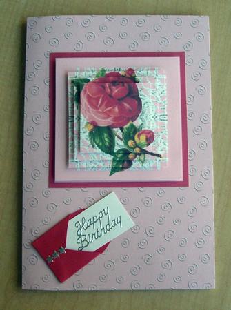 Pretty Flowers on Lace by Eunice Roberts