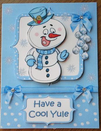 Cool Yule Snowman by Eunice Roberts