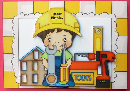 Construction Worker at the Buildings by Eunice Roberts