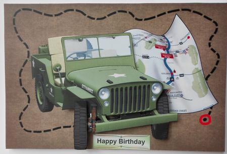 Father's Day Jeep by Eunice Roberts
