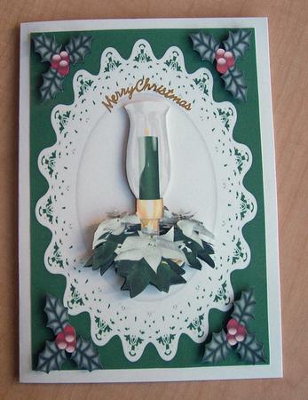Glowing Christmas Lamp 2 by Eunice Roberts