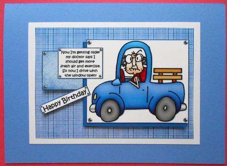 Selaction of Four Gus Birthday Toppers by Eunice Roberts