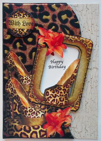Wild at Heart - Shaped Topper, Insert & Decoupage by Eunice Roberts