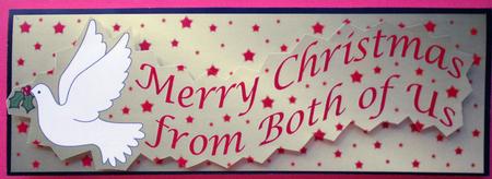 Christmas Dove Large Dl (gold) by Eunice Roberts